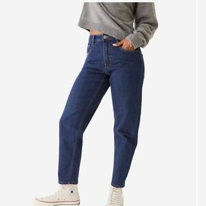 FRANK AND OAK‎ Linda Barrel Balloon leg High Rise Dark Wash Jeans Sz 29